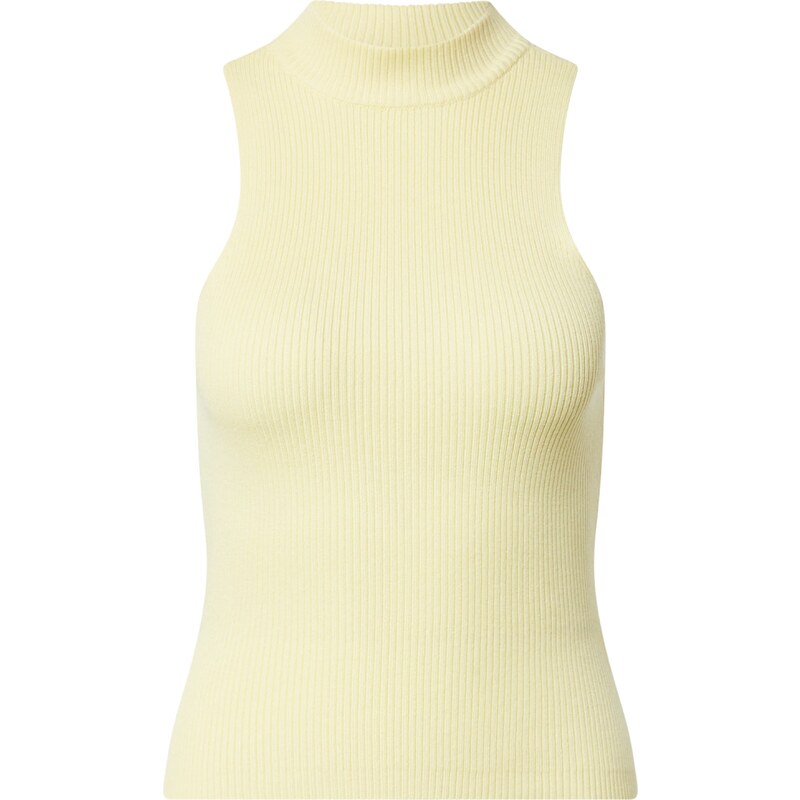 Urban Classics Vyšívaný top svetložltá 34764696