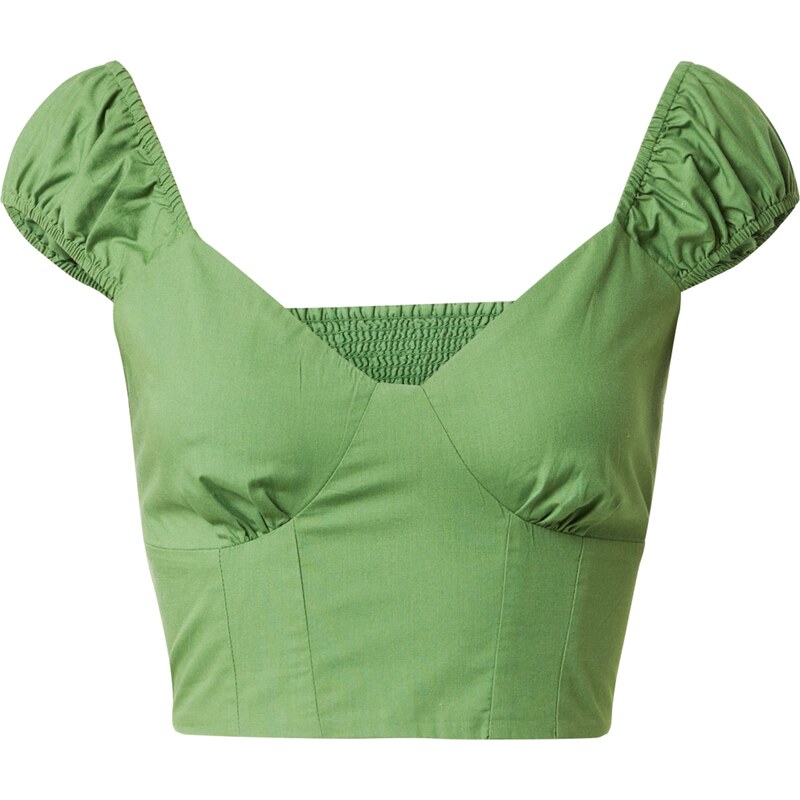 Abercrombie & Fitch Blúzka svetlozelená 34709555