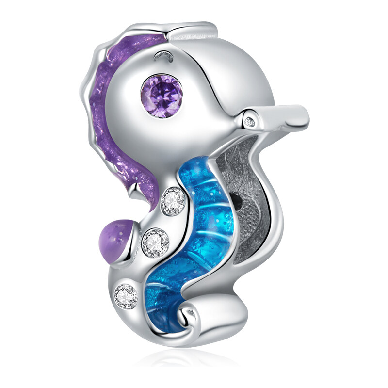 Royal Fashion strieborný prívesok Morský koník 55314313