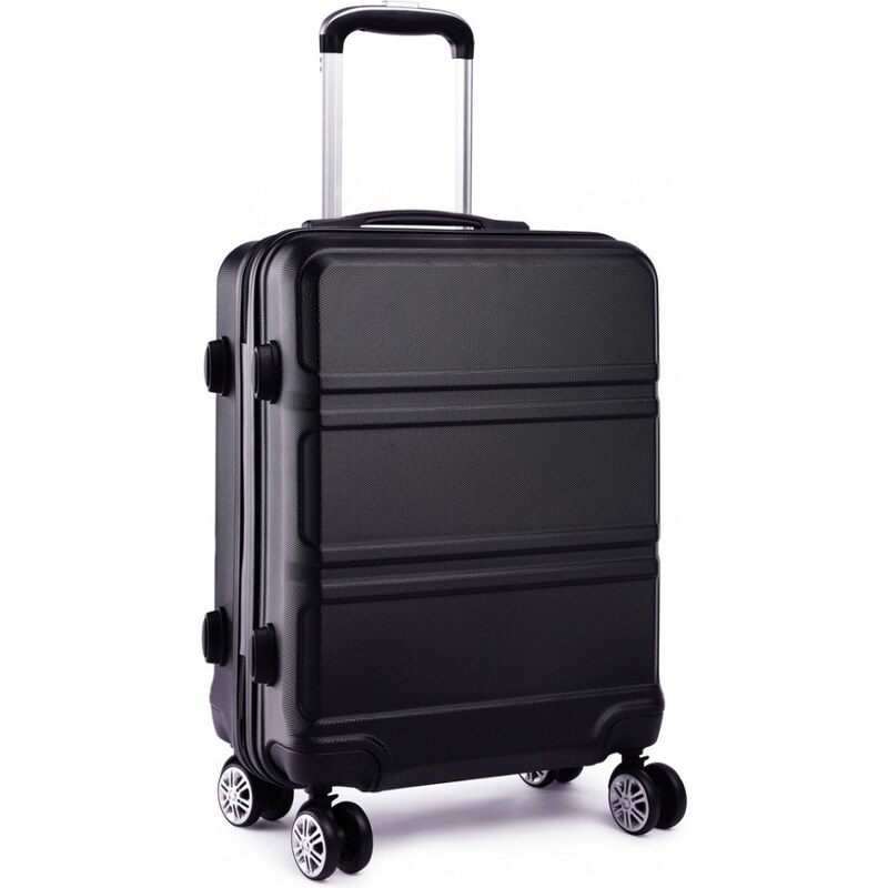 KONO Cestovný kufor - Ariel, na kolieskach cestovný, veľký, čierny 46925909