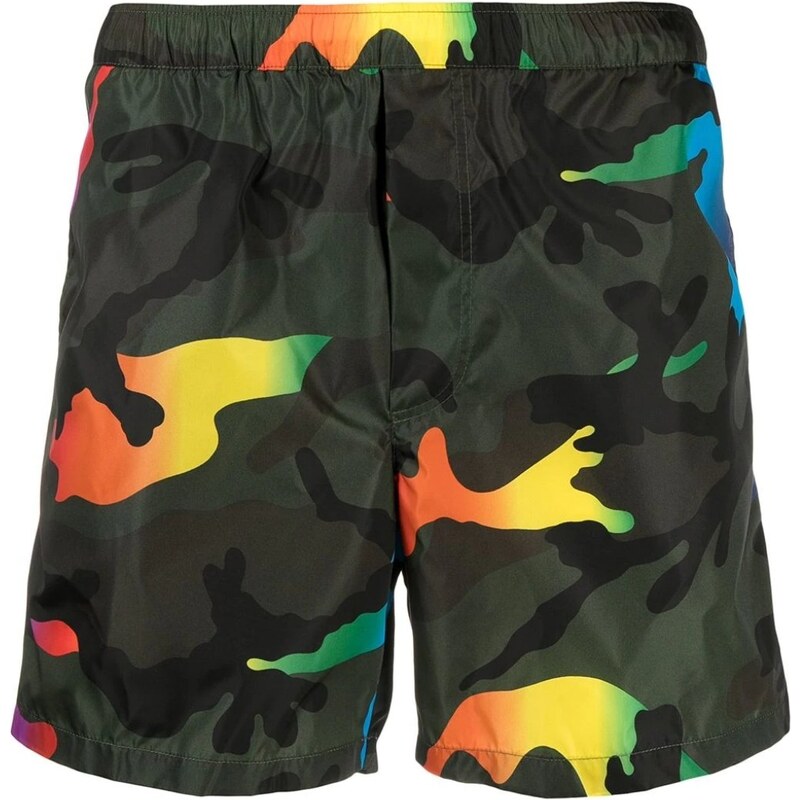 VALENTINO Camouflage plavky 32793072