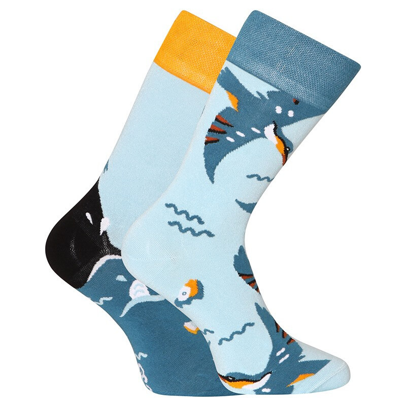 Veselé bambusové ponožky Dedoles Vták rybárik (D-U-SC-RS-C-B-1552) 32541885