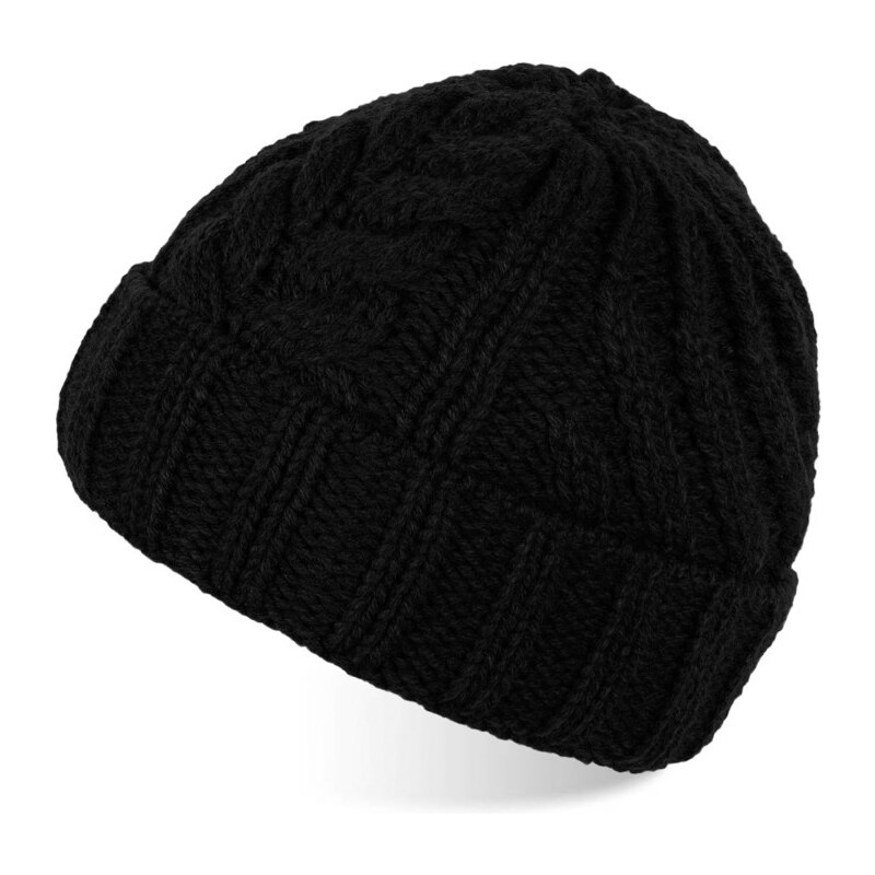 PAOLO PERUZZI Dámska teplá čiapka z vlny | čierna A-05-BL 34206635