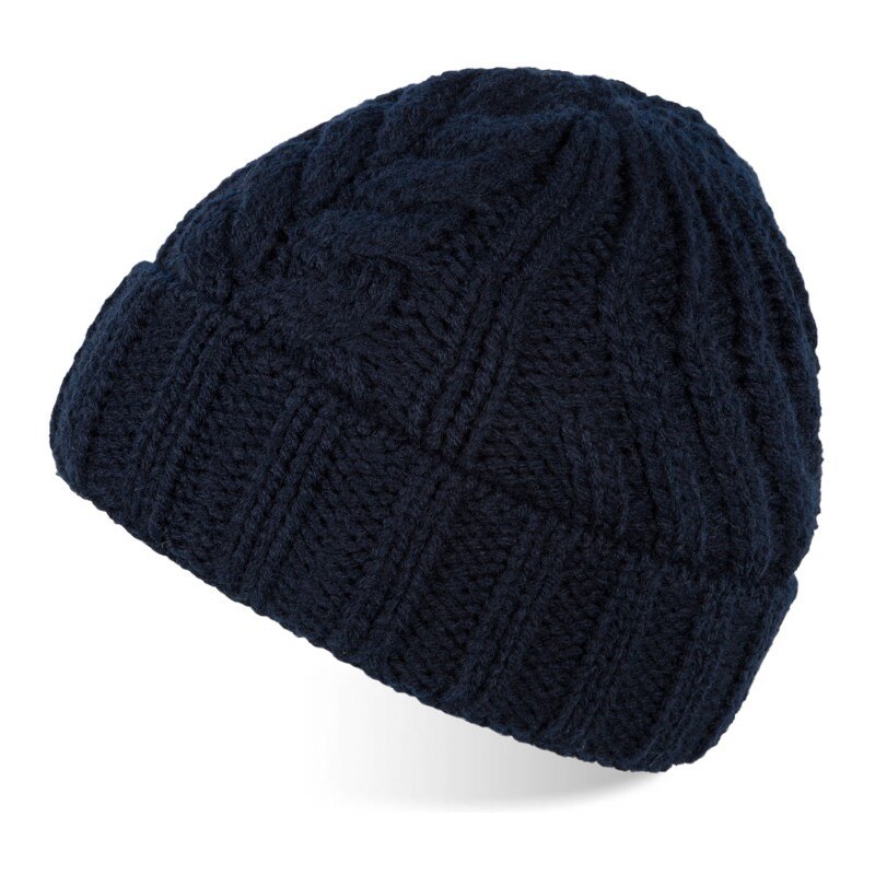 PAOLO PERUZZI Dámska teplá čiapka z vlny | tmavomodrá A-05-DB 34206636