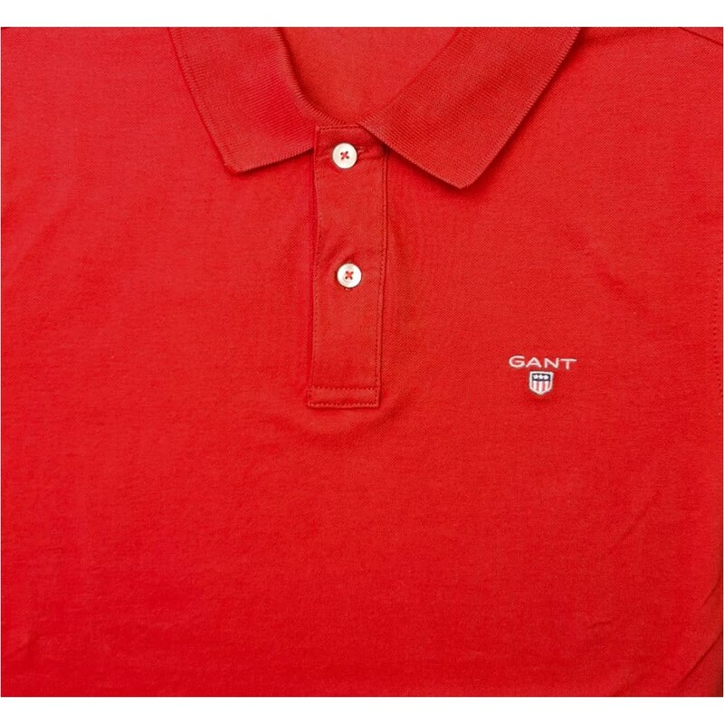 Pánské červené polo triko Gant