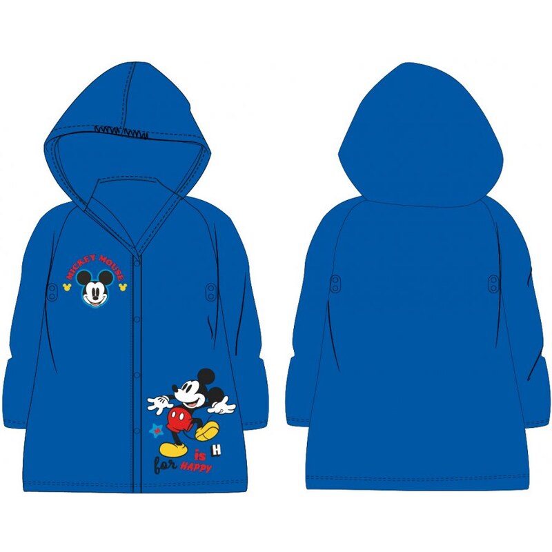 E plus M Detská / chlapčenská pláštenka Mickey Mouse - Disney