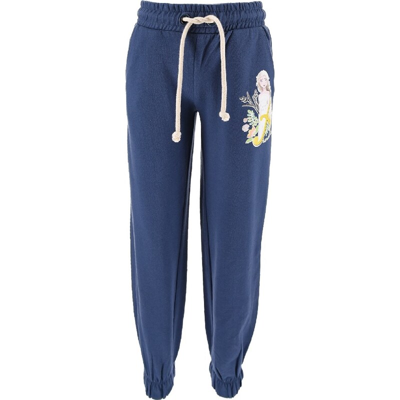 Tmavomodré dievčenské tepláky Disney Frozen 34209472