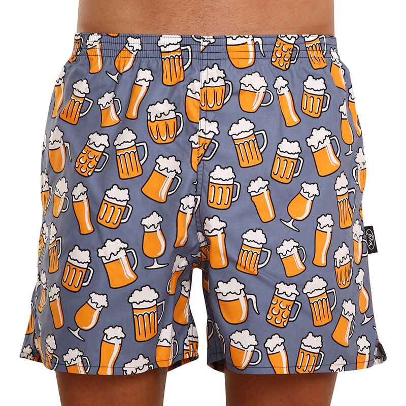 E-shop Pánske domáci trenky s vreckami Styx pivo (D1357)