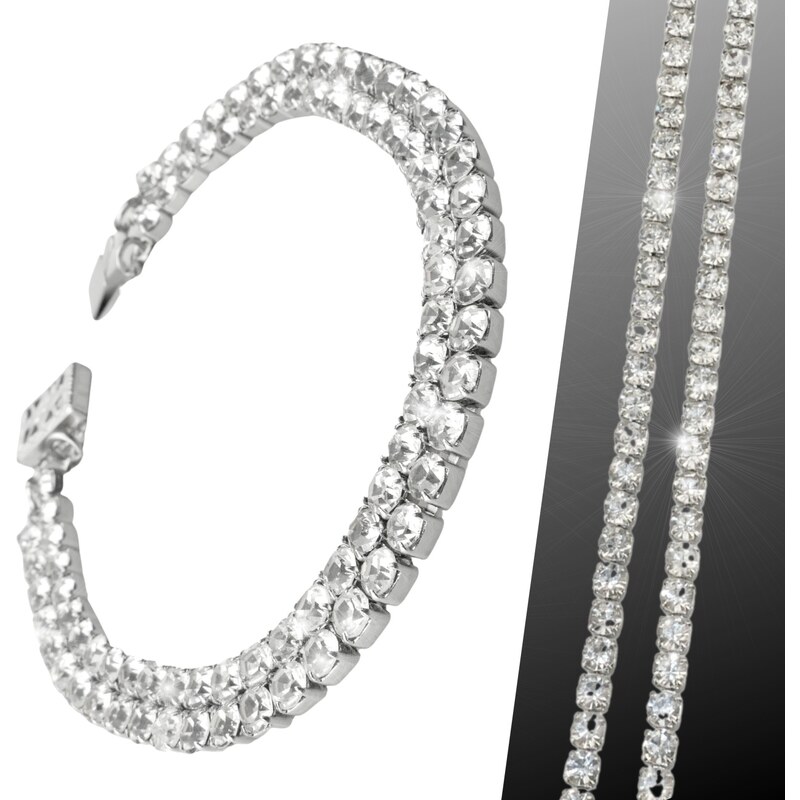 Alexis Marten Dámsky náramok s očkami - strieborný 17 cm 66888747