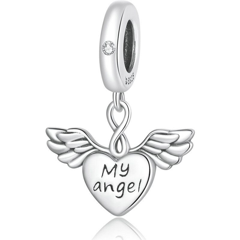 Royal Fashion strieborný prívesok Môj anjel strážny 55314308