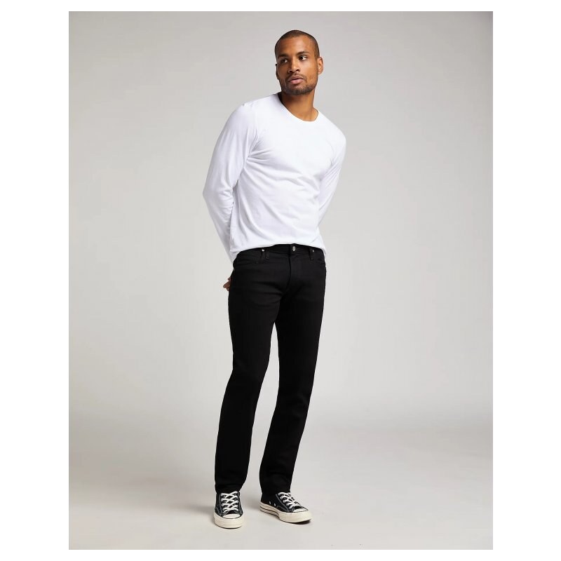 Pánske jeans LEE L707HFAE Daren Zip Fly CLEAN BLACK 34250783