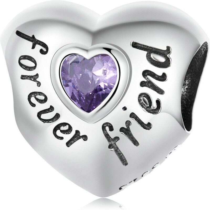 Royal Fashion strieborný prívesok Priatelia navždy-VT 54904795