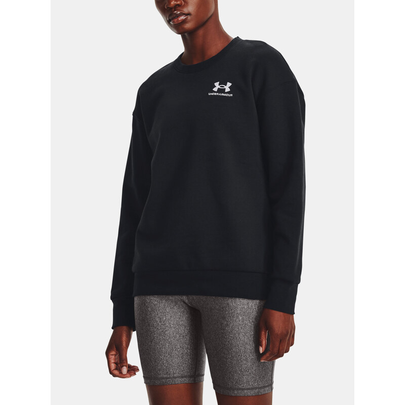 Čierna mikina Under Armour Essential Fleece Crew 50509560