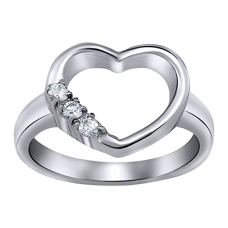 Ligot WEST SIDE oceľový prsteň srdce 49018560