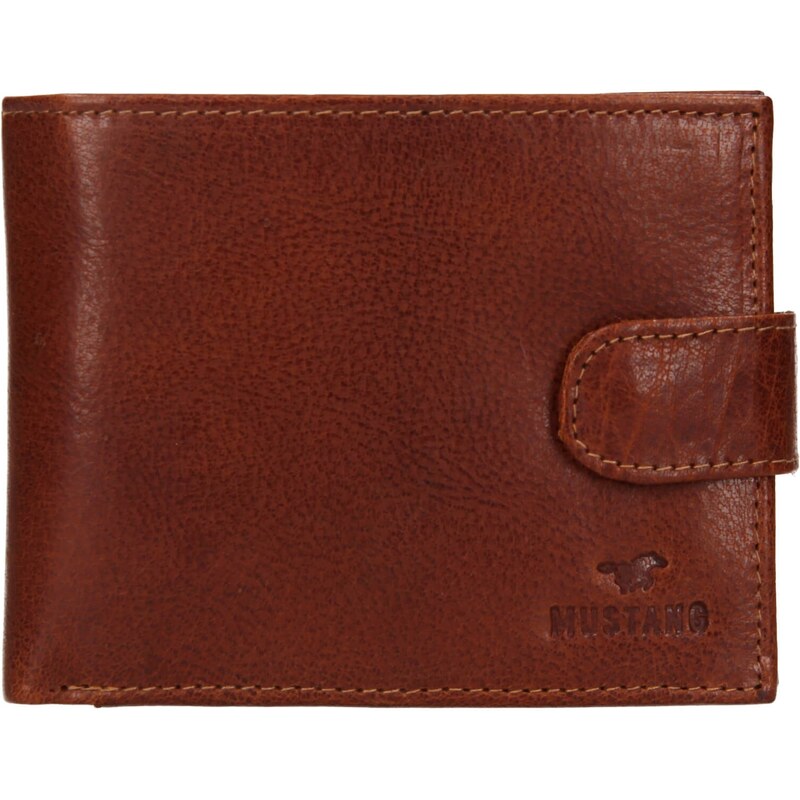 Pánska kožená peňaženka Mustang Banel - koňak 48201583