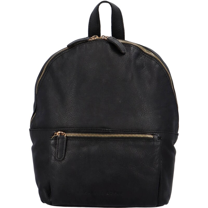 Kožený batoh Greenwood Lyon - čierna 40978707