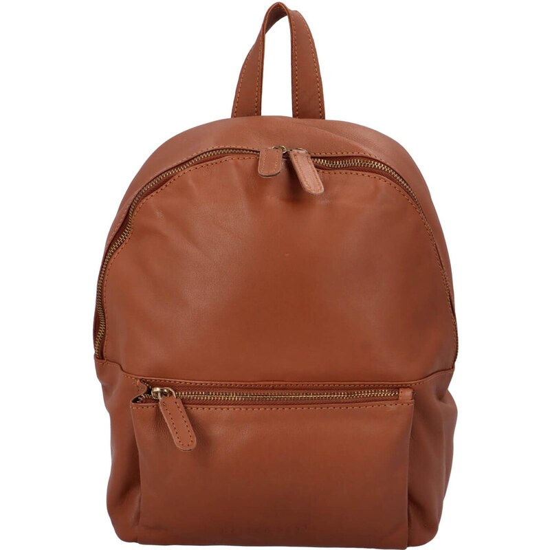 Kožený batoh Greenwood Lyon - koňak 40978708