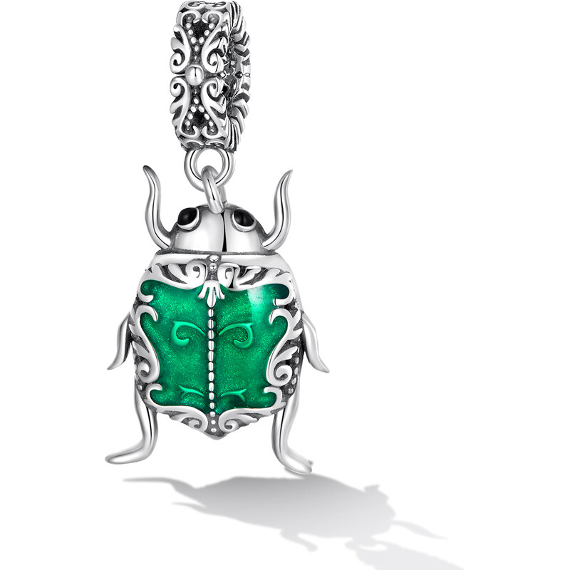 Royal Fashion strieborný prívesok Krásny lesný chrobáčik 55391065