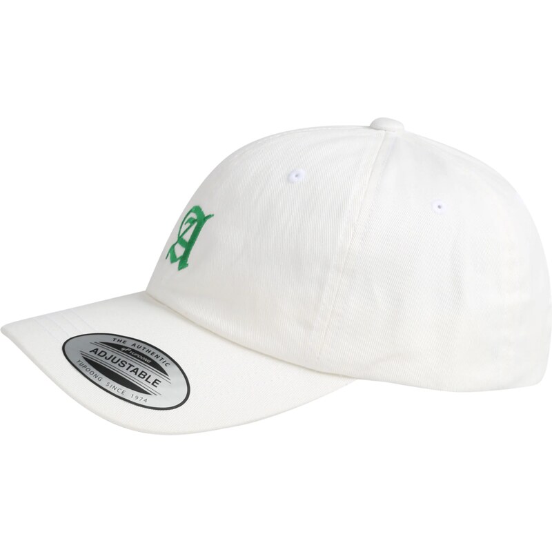 Urban Classics Čiapka Letter trávovo zelená / biela 67905765