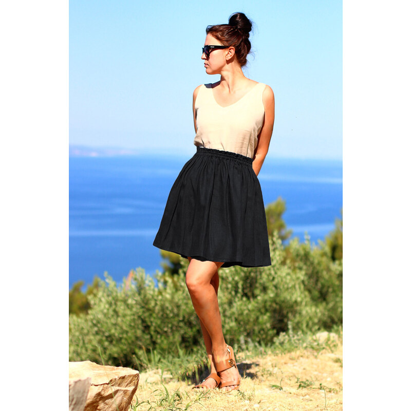 Letná sukňa Lotika zo 100% lanu Premium quality 34255133