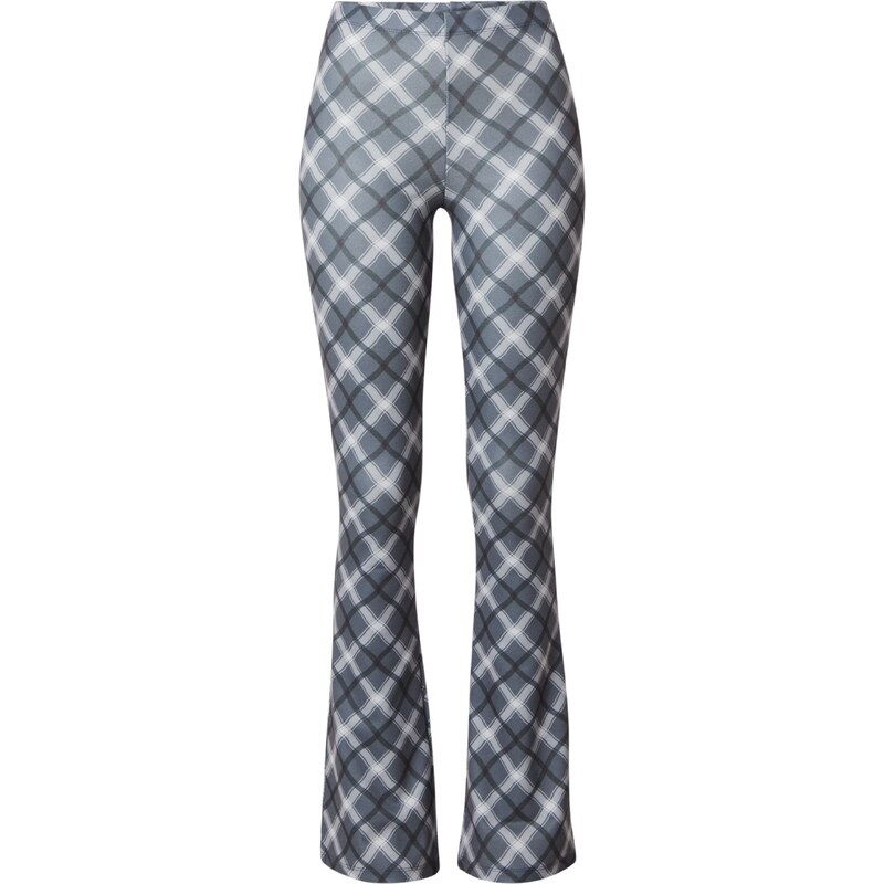 Nasty Gal Nohavice sivá / tmavosivá / biela 54233486