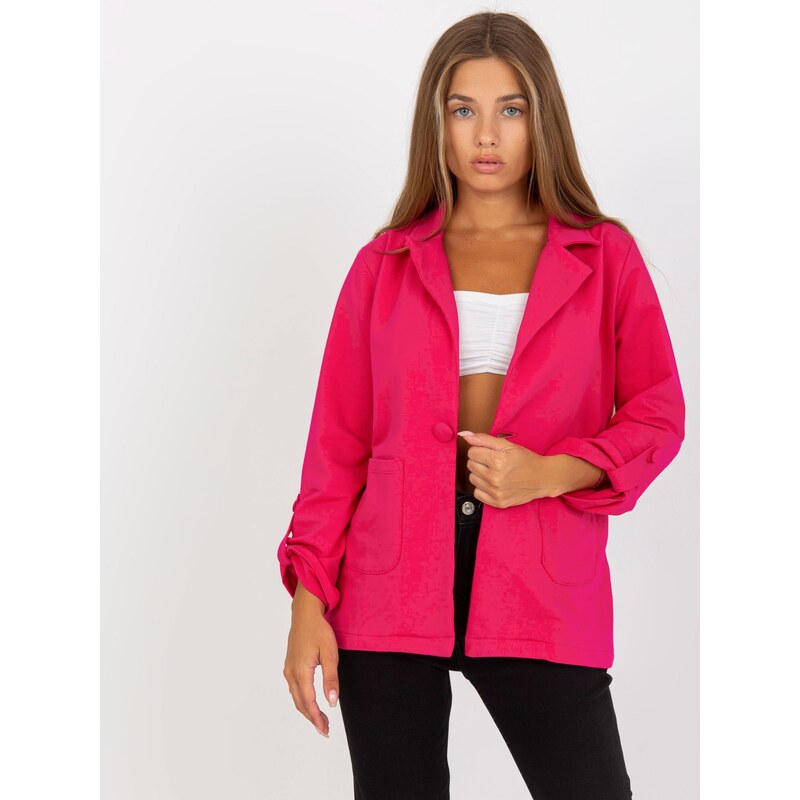RUE PARIS Blazer-RV-MA-8071.19P-Fuchsia 64688458