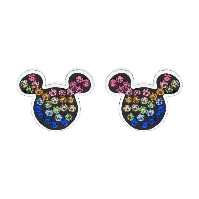 Disney Hravé strieborné náušnice kôstky Mickey Mouse E902878RRML-B 66580642