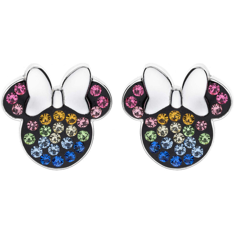 Disney Hravé strieborné náušnice kôstky Minnie Mouse E903207SRML 66586544