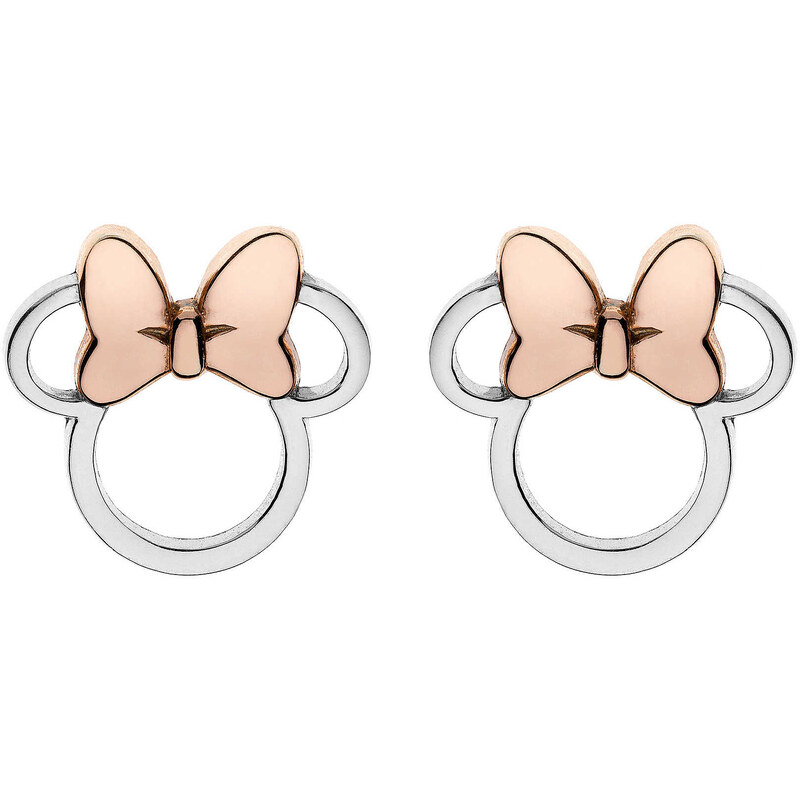 Disney Slušivé strieborné bicolor náušnice Minnie Mouse E901880TL 66586661