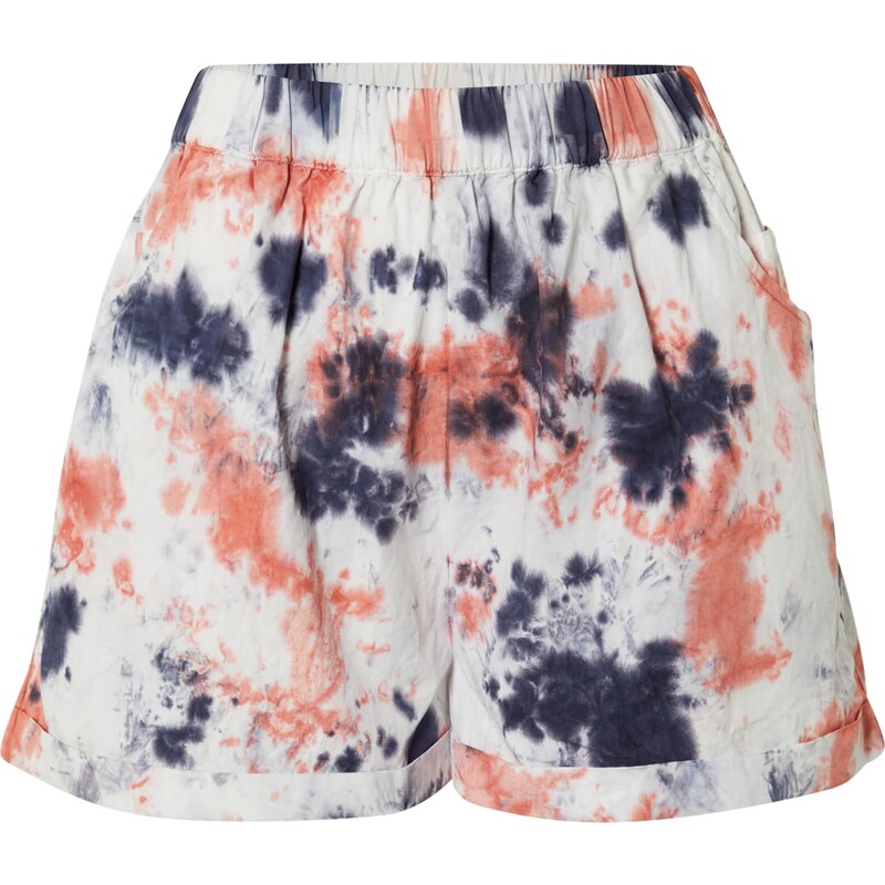 Nasty Gal Nohavice námornícka modrá / broskyňová / šedobiela 66007408