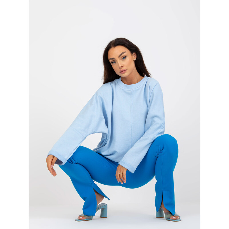 RUE PARIS Sweatshirt-RV-BL-8080.56-light blue 64787389