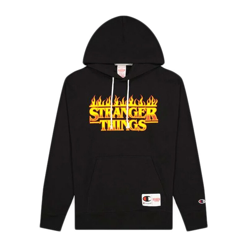 Champion x Stranger Things Hoodie - Pánske - Mikina Champion - Čierne 66356274