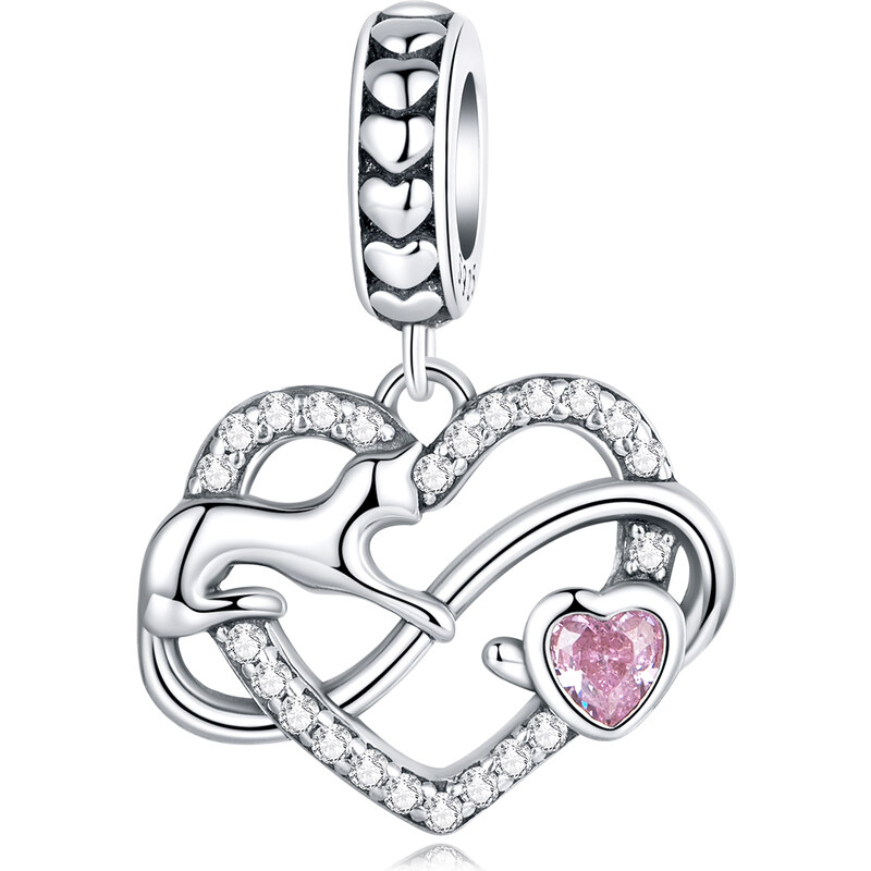 Royal Fashion strieborný prívesok Milovaná mačka 56369564