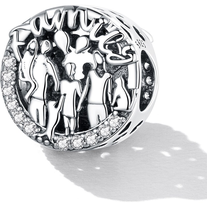 Royal Fashion strieborný prívesok Šťastná rodinka 54509893