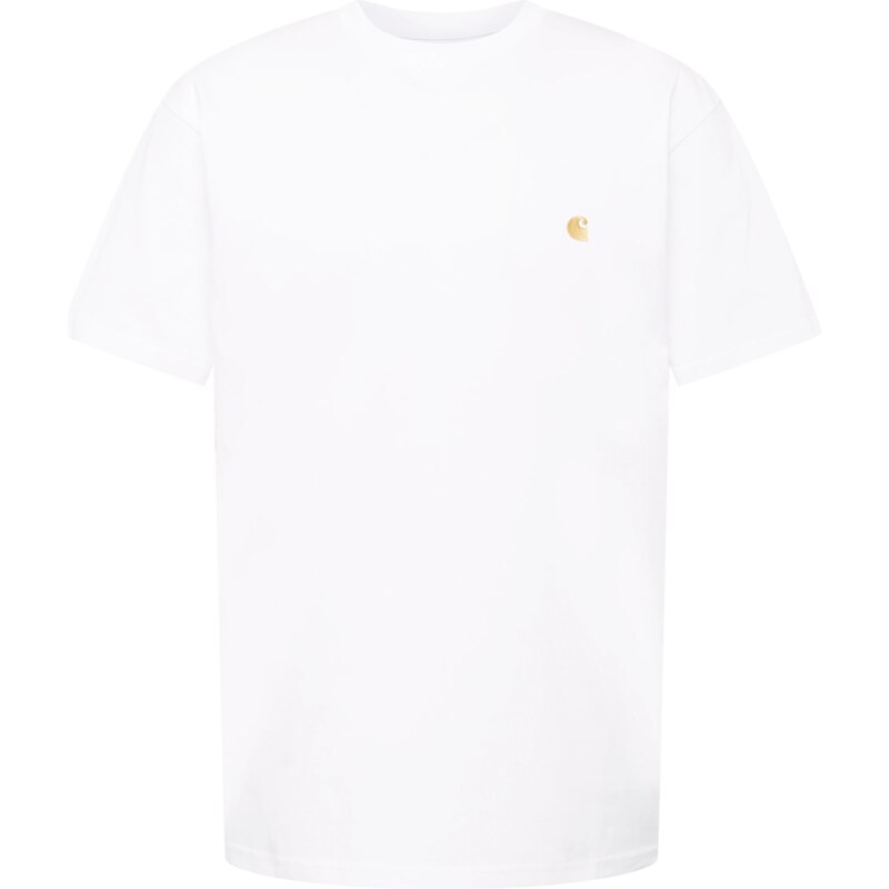 Carhartt WIP Tričko Chase zlatá žltá / biela 34299419