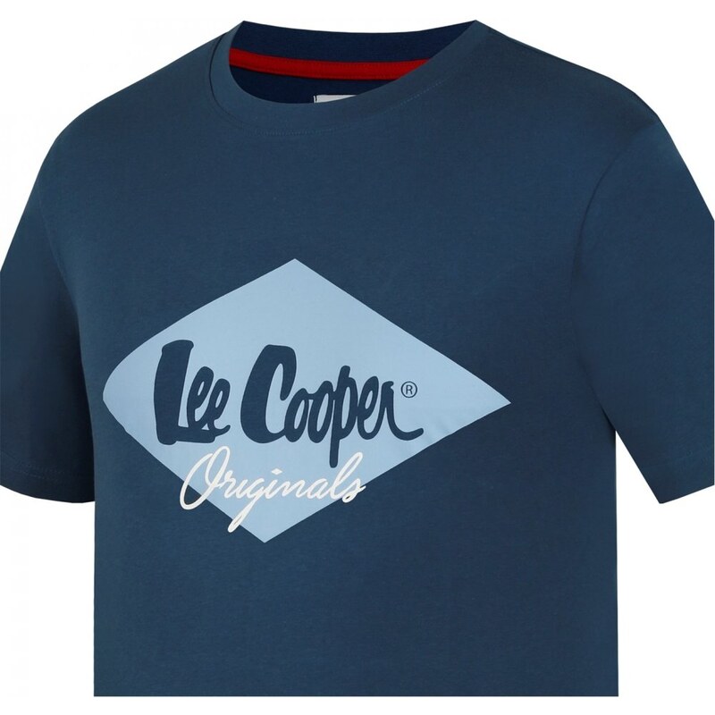 Lee Cooper Cooper Logo T Shirt Vintage Blue