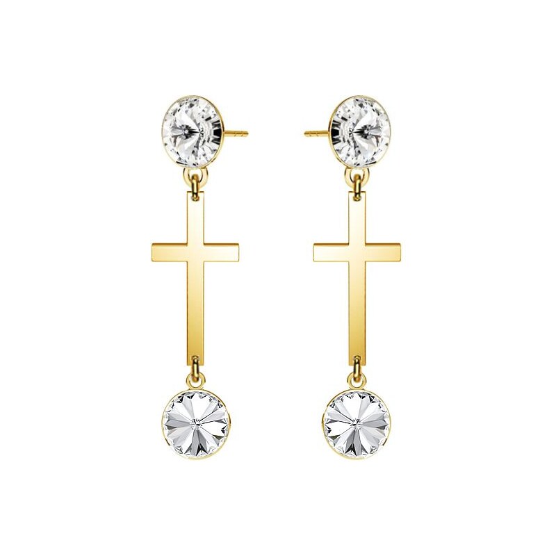 SWAROVSKI Elements Swarovski e. náušnice, krížiky Have Faith see9649 34306343