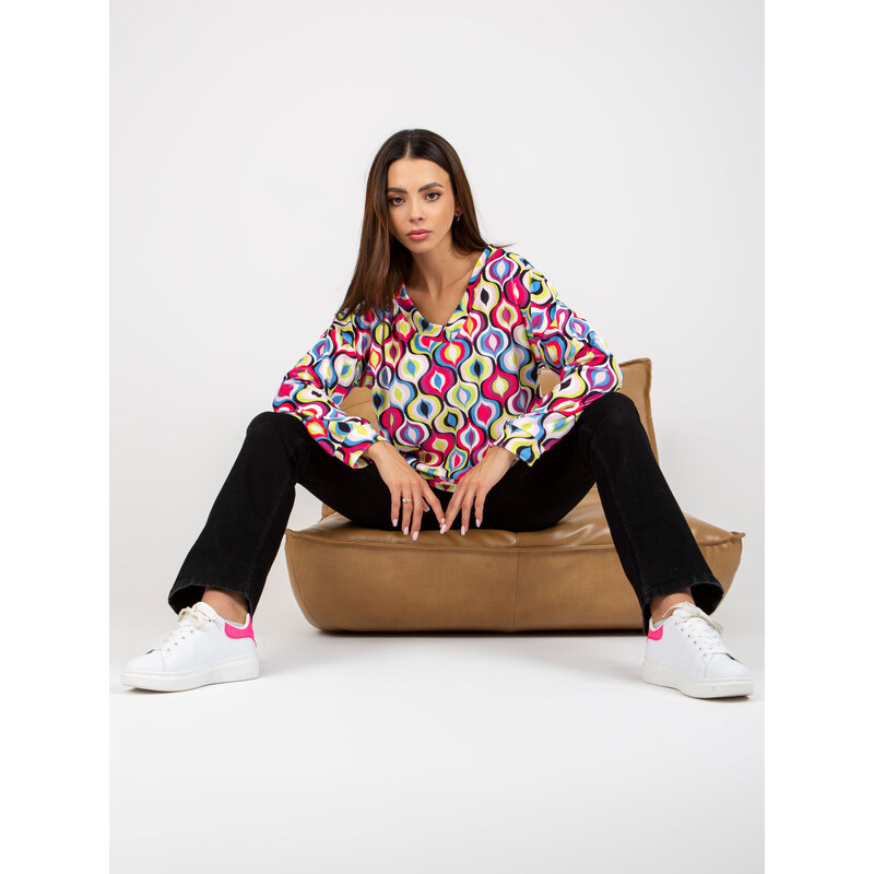 RUE PARIS Sweatshirt-RV-BL-8186.14X-pink 64792206