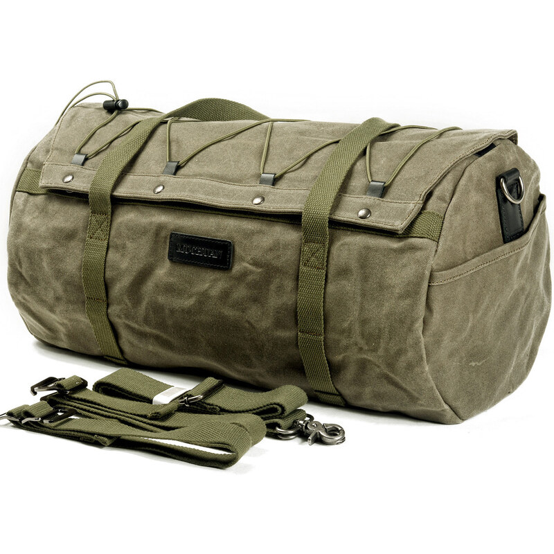 Glara Priestorná plátená cestovná retro taška 36989048