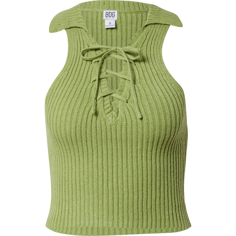 BDG Urban Outfitters Vyšívaný top zelená 63142513