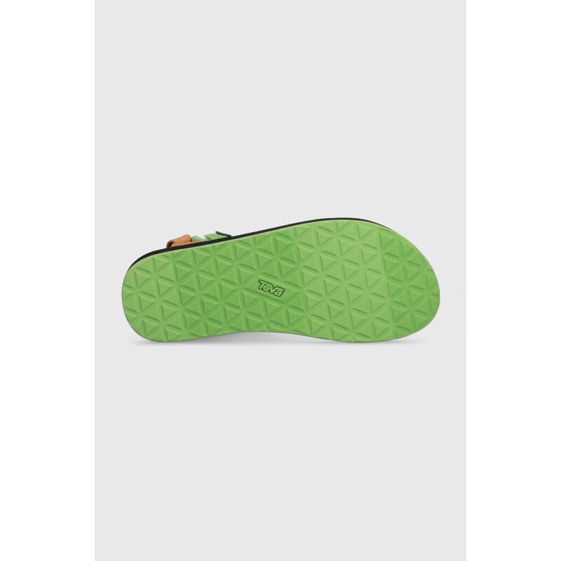 Sandále Teva Original Universal pánske, zelená farba