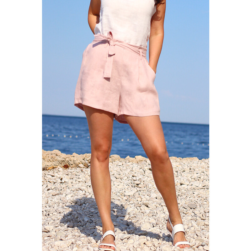 Dámske kraťasy Lotika zo 100% lanu Premium quality 34334948