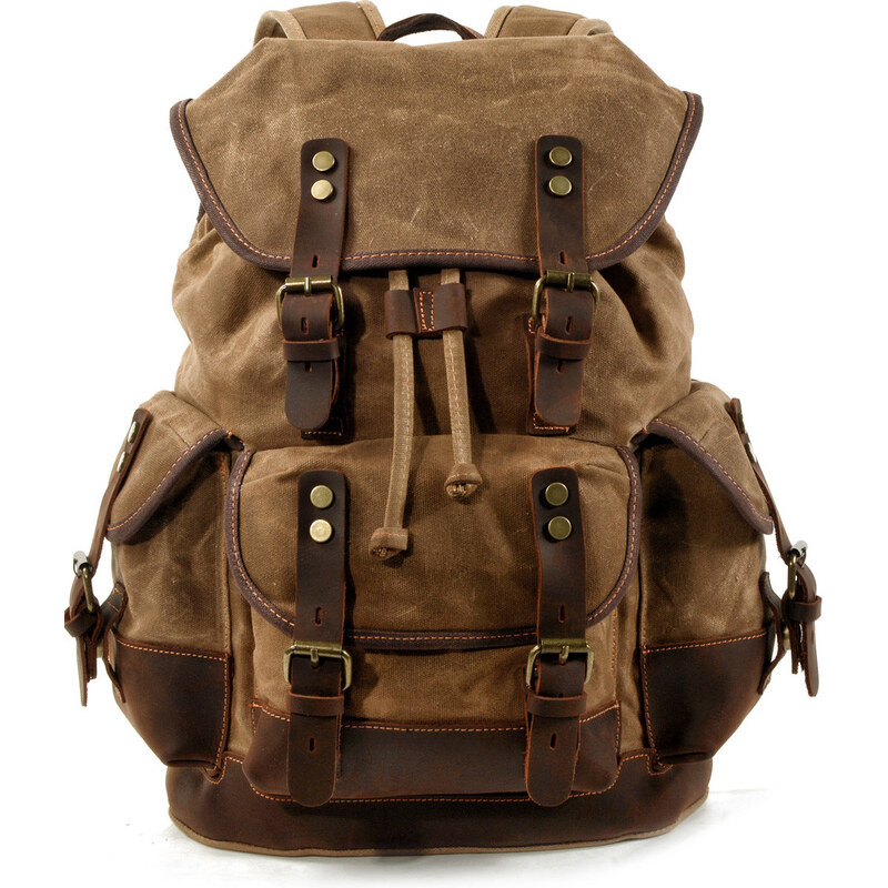 Glara Trekingový turistický vintage batoh 35364443