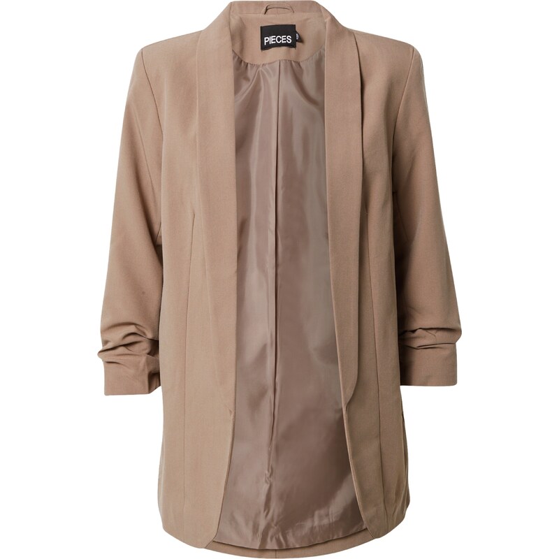 PIECES Blejzer svetlohnedá 33279522