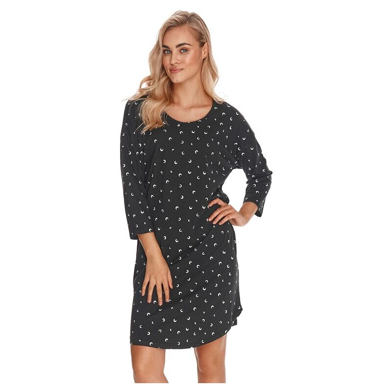 Taro Dámska nočná košeľa Raisa čierna 34435810