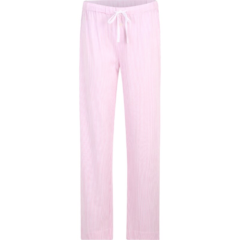 Lauren Ralph Lauren Pyžamové nohavice ružová / biela 52172501