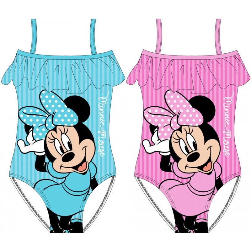 E plus M Detské / dievčenské jednodielne plavky Minnie Mouse - Disney