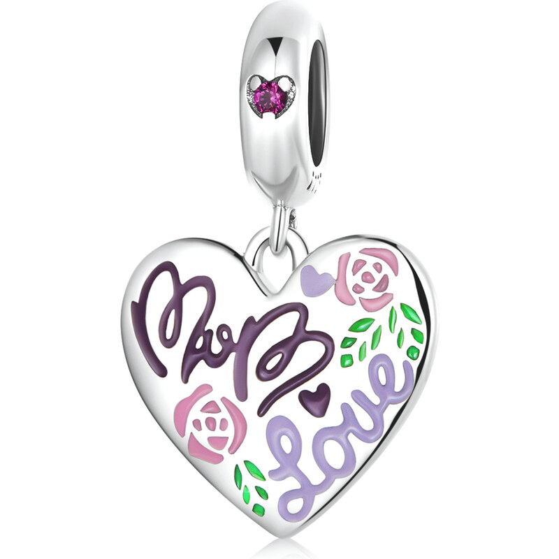 Royal Fashion strieborný prívesok Milovaná mamička 55355020