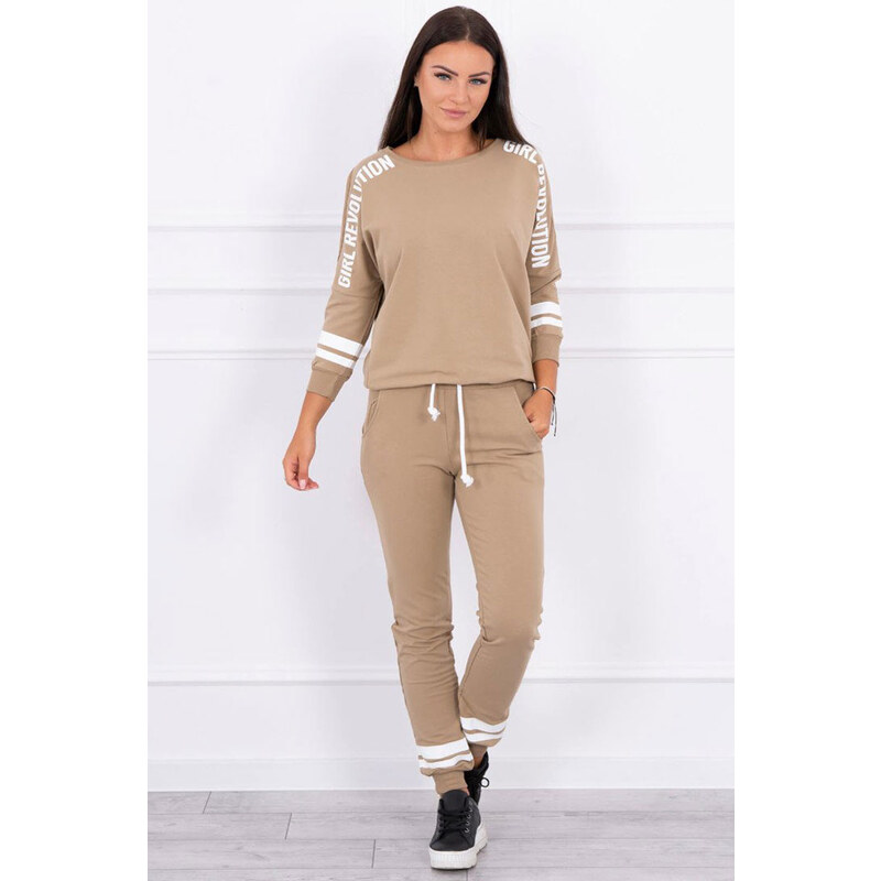 Glara Športová dámska súprava s prestrihmi 36988443