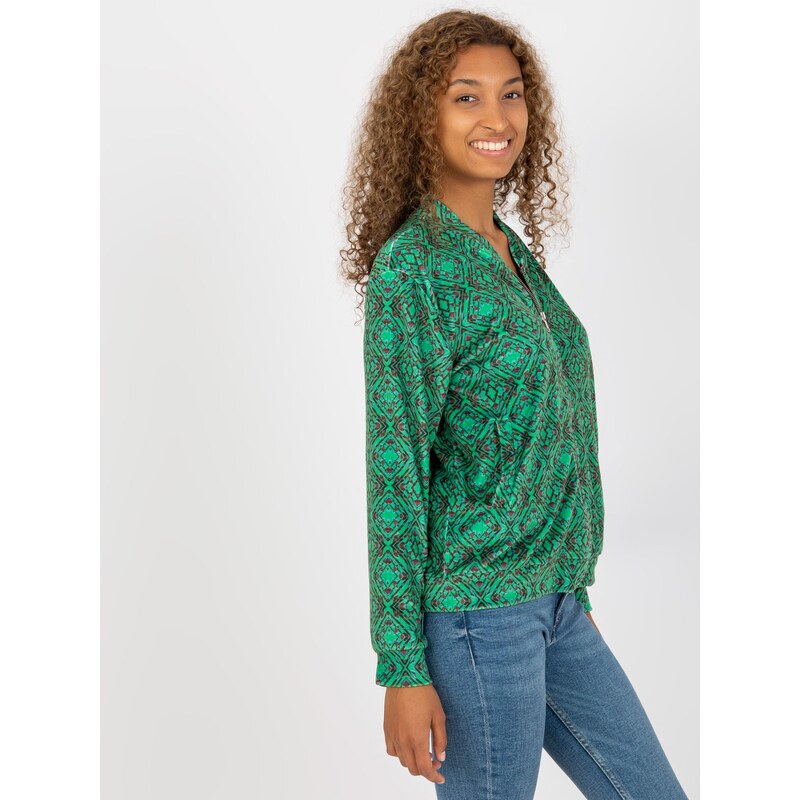 RUE PARIS Sweatshirt-RV-BL-8185.86-green 64792199
